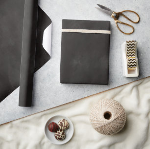 Schickes Schwarz Geschenkpapier
