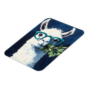 Schickes Smarty-Llama Magnet