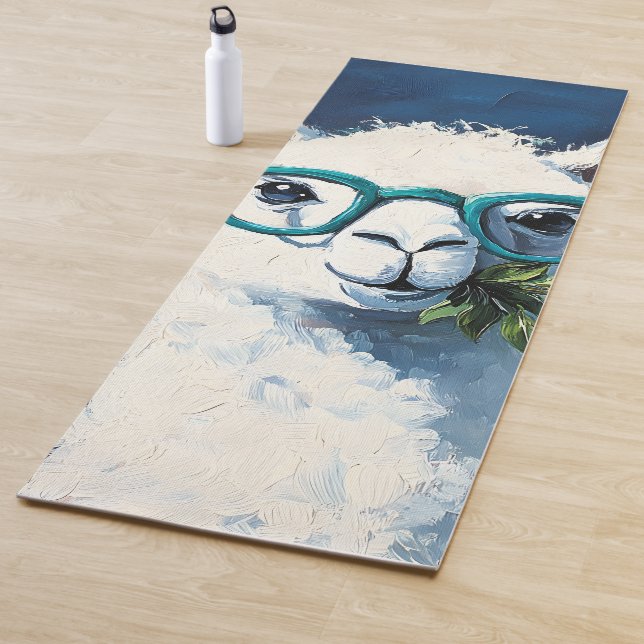 Schickes Smarty Llama Yogamatte (Beispiel)