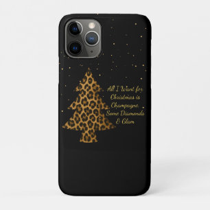 Schickes Weihnachts-Leoparden-Baum-Design Case-Mate iPhone Hülle