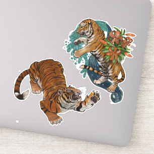Schicksal in den Sternen Tiger Custom-Cut Vinyl St Aufkleber