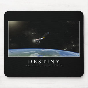 Schicksal: Inspirierend Zitat 1 Mousepad