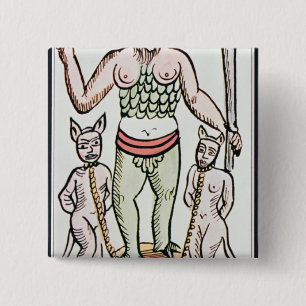 Schicksal, Tarotkarte, französisch Button