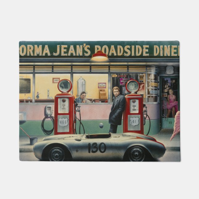 Schicksals-Landstraße 2 Fußmatte (Vorderseite)