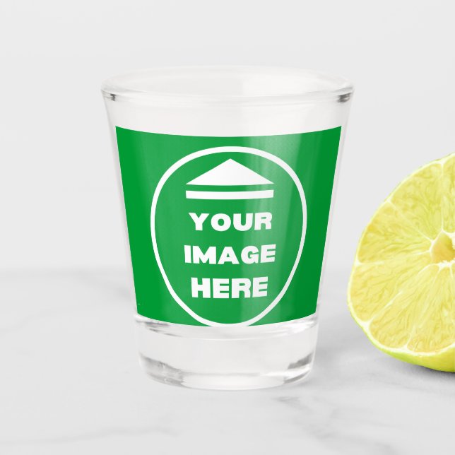 Schiebeglas - Personalisiert - Bild hinzufügen / T Schnapsglas (Vorderseite)