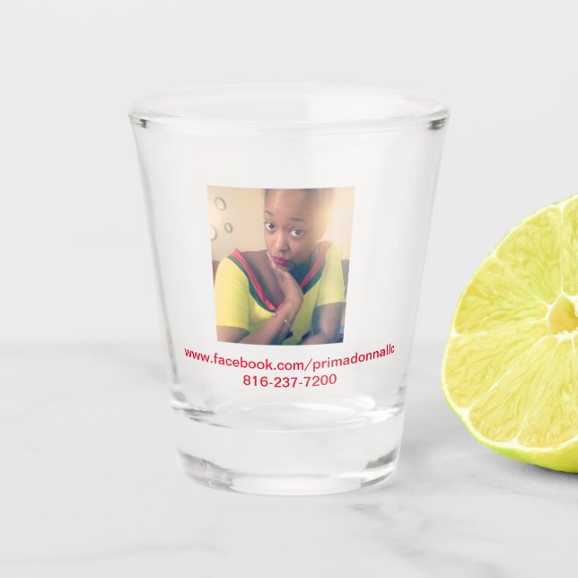 Schiebeglas Schnapsglas (Vorderseite)