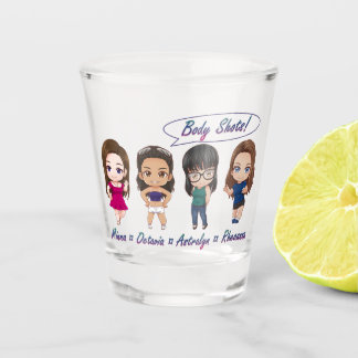 Schiebeglas Schnapsglas