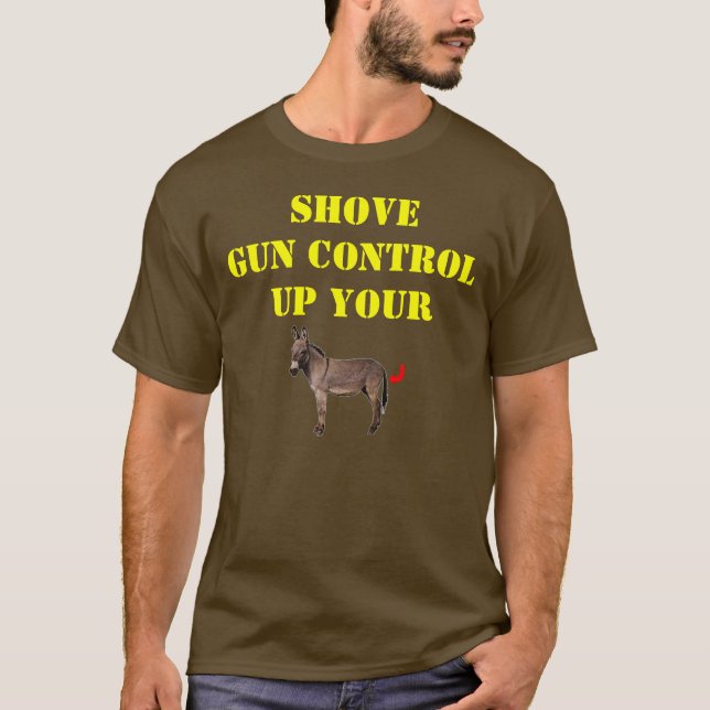SCHIEBEN SIE GEWEHR-KONTROLLE T-Shirt (Vorderseite)