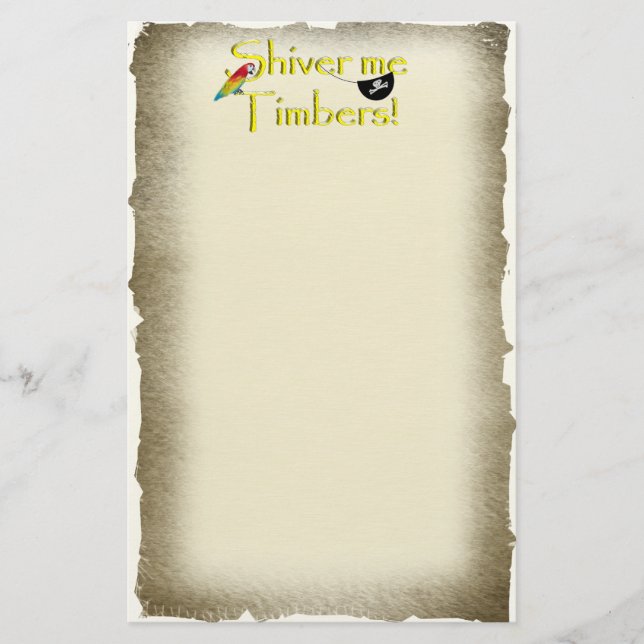 SCHIEBEN SIE MIR DIE TIMBERS! BRIEFPAPIER (Vorderseite)