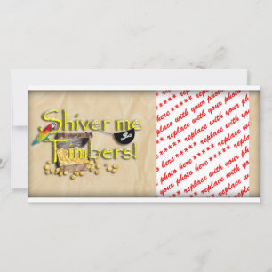 SCHIEBEN SIE MIR DIE TIMBERS! Text mit Piratenstru