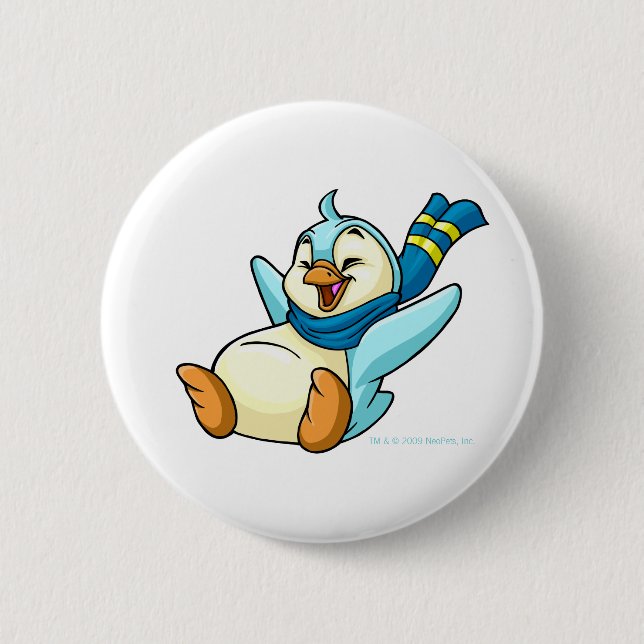 Schieben von blauem Bruce Button (Vorderseite)