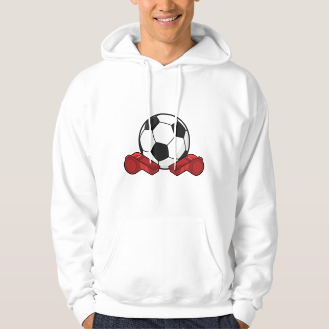 Schiedpfeifen & Fußball Hoodie (Vorderseite)
