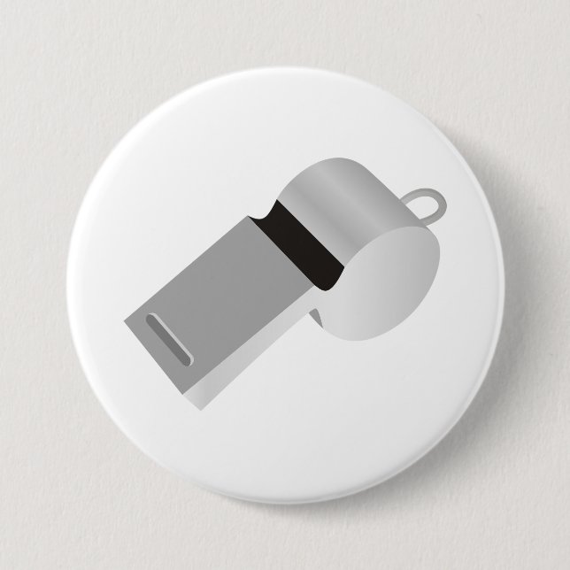 Schiedsrichter-Pfeifen-Button Button (Vorderseite)