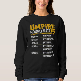 Schiedsrichter-Stundensatz Sport-Schiedsrichter Sweatshirt