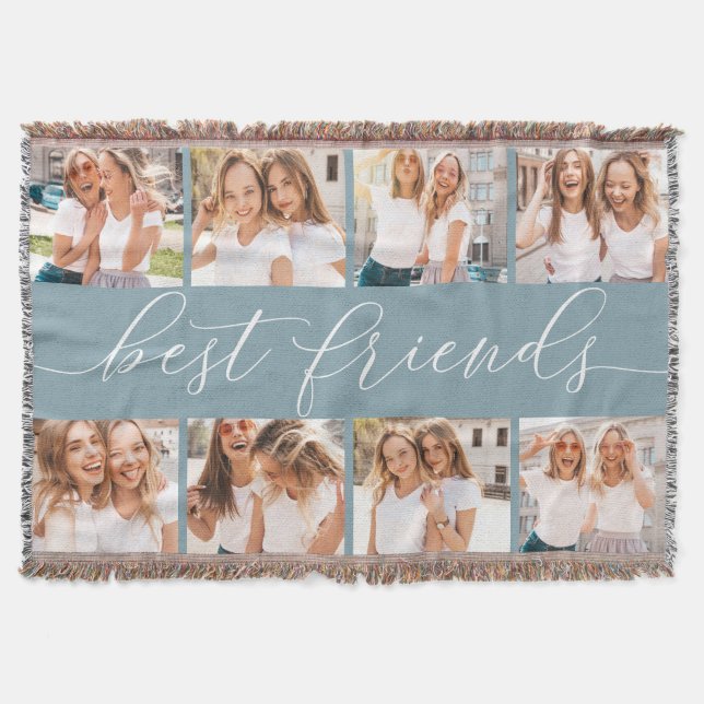 Schiefer | Best Friends Foto Collage Decke (Vorderseite)