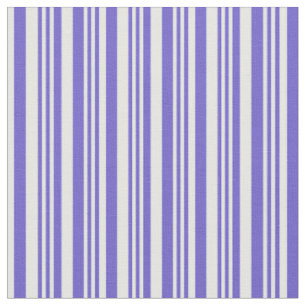 Schiefer Blau und Minzcreme farbige Linienmuster Stoff
