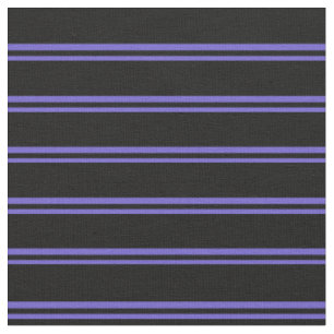 Schiefer Blau und Schwarz Linse/Streifenmuster Stoff