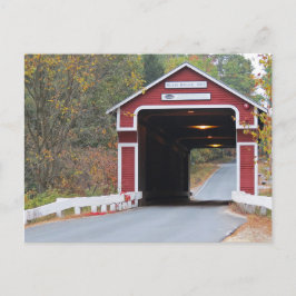 Schiefer Covered Bridge Postkarte