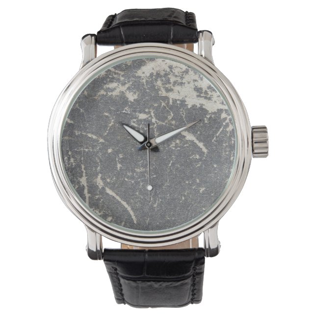 Schiefer, Stein, Naturrockgeologie Armbanduhr (Vorderseite)