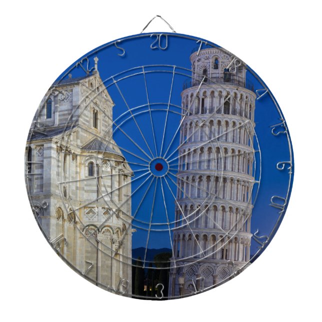 Schiefer Turm in Pisa Dartscheibe (vorne)
