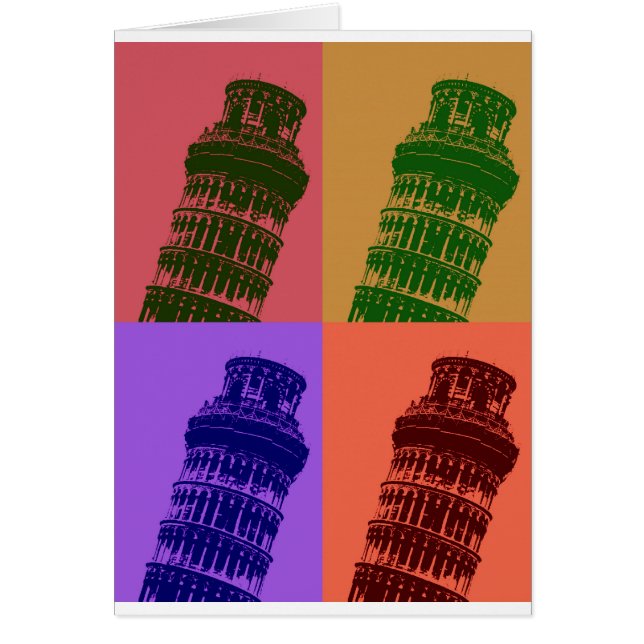 Schiefer Turm Pop Pisa Kunst, Dichtung und Musik (Vorne)