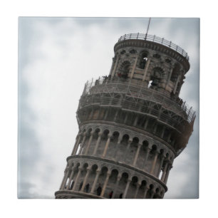 Schiefer Turm von Pisa Fliese