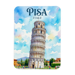 Schiefer Turm von Pisa Italien Magnet