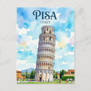 Schiefer Turm von Pisa Italien Postkarte