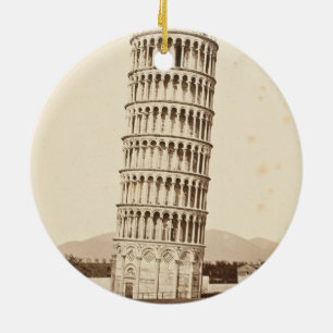 Schiefer Turm von Pisa Keramik Ornament