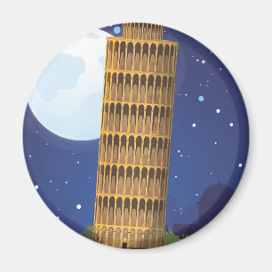 Schiefer Turm von Pisa Magnet