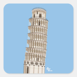 Schiefer Turm von Pisa Stickers