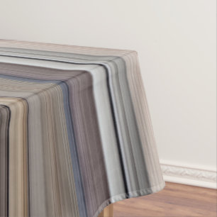 Schiefersteinchen Blau und Braun gestreift Tischdecke