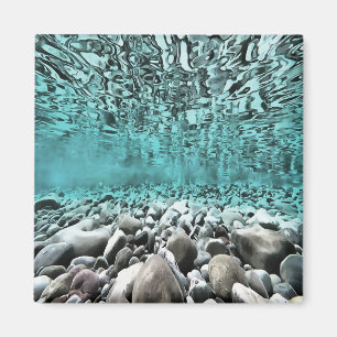 Schieferwasser Kunst und Kunst der Ägäis Magnet