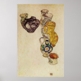 Schiele - Bauern Jugs Poster