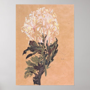 Schiele - Chrysantheme 1910 Poster