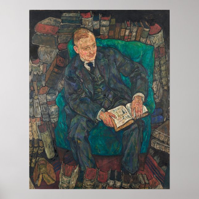 Schiele - Dr. Hugo Koller Poster (Vorne)