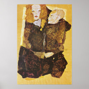 Schiele - Mutter und Kind Poster