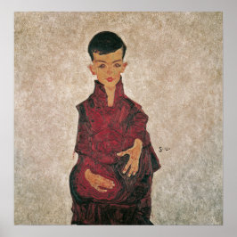 Schiele - Portrait von Herbert Poster