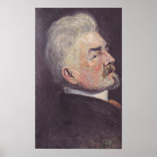 Schiele - Portrait von Leopold Czihaczek in Profil Poster