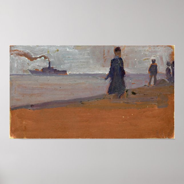 Schiele - Strand Poster (Vorne)