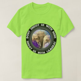 Schieß nicht auf unsere Elefantenfamilie T-Shirt