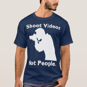 Schieß Videos, keine Menschen Anti-Waffen Aktion f T-Shirt