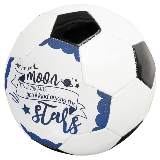 Schießen auf den Mond Fußball (Dreiviertel)