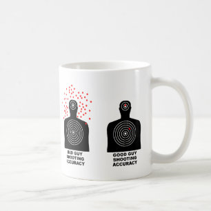 Schießen-Genauigkeits-lustige Tasse