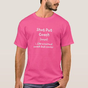 Schießen Sie die Coach Definition Track und Field  T-Shirt