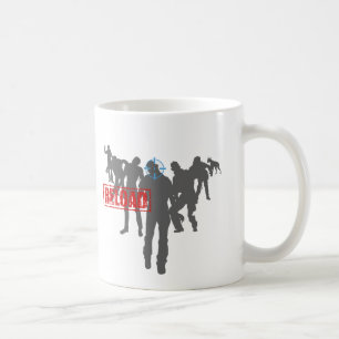 Schießen Sie die Zombies - Kaffeetasse