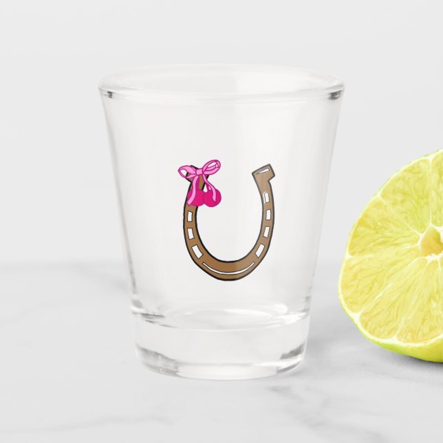 Schießglanz Schnapsglas (Vorderseite)