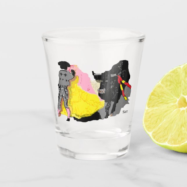 Schießglas : BULLFIGHTER Schnapsglas (Vorderseite)