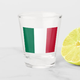 Schießglas der italienischen Flagge Schnapsglas
