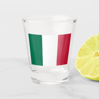 Schießglas der italienischen Flagge Schnapsglas